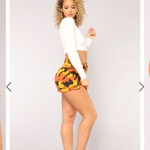 Camouflage Fashion Nova Shorts